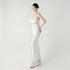 Graceful Sequin Embellished Mesh Mermaid Maxi Dress